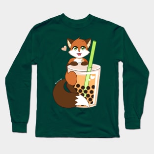 Thai Tea Fox Long Sleeve T-Shirt